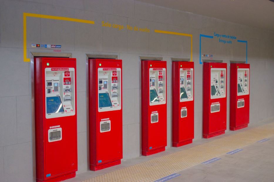 Ticketing system for the Lines 3 and 6 of the Santiago Subway (Chile)