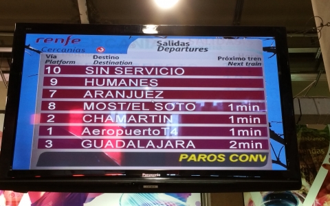 Renfe Viajeros awards SICE the integral maintenance of the passenger information system and the single agent in different stations of the Madrid’s Suburban Train Station Network