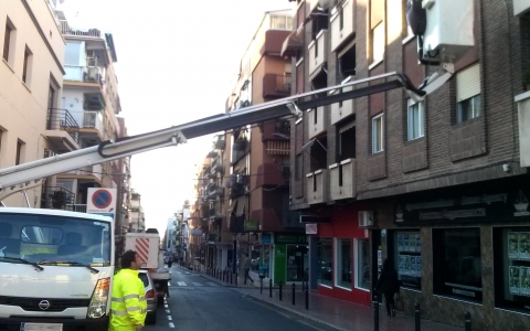 Completion of the renewal of public lighting in Almendros and Tomas Ortuño streets in Benidorm