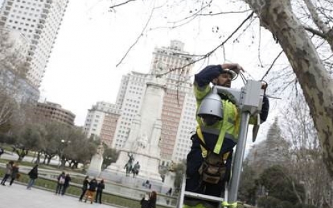 SICE installs 47 new surveillance cameras in the downtown area of Madrid