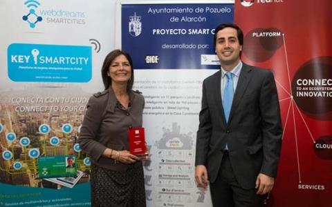 Socinfo Foundation and the magazine “Sociedad de la Información” awards Pozuelo’s Smart City Project