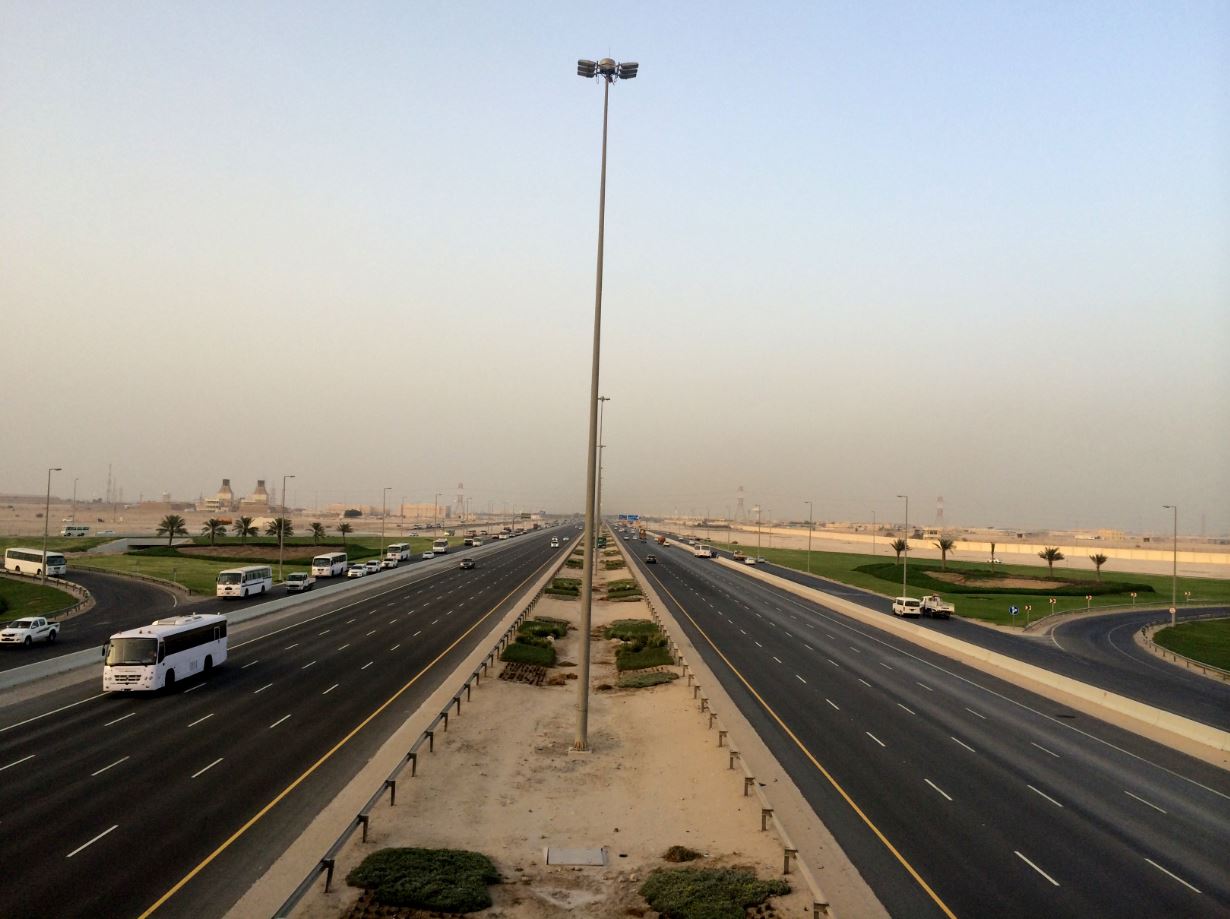 Sistema de gestión de tráfico en las autopistas de Salwa y Dukhan, Qatar