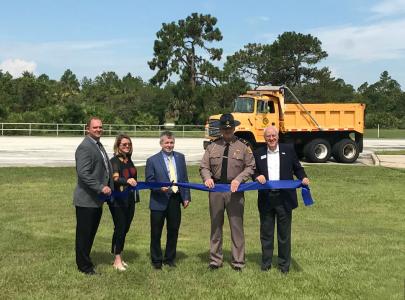 The Florida Department of Transportation opened the first operational truck parking availability system