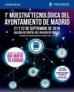On September 21st and 22nd, Palacio de Cibeles will host the 1st Technology Exhibition of the City of Madrid