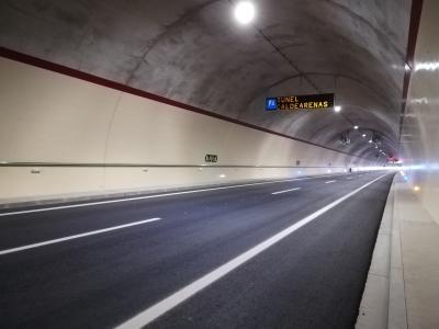 Abren al tráfico tres nuevos túneles “inteligentes” que dan acceso al pirineo oscense: Caldearenas, Arguis y Escusaguas 