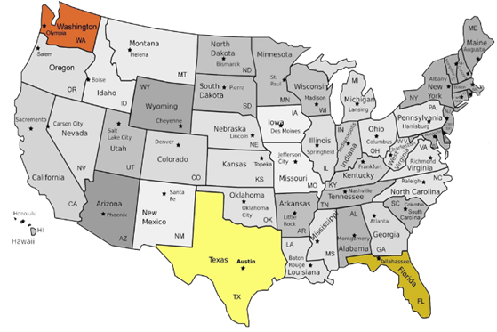 EEUU Map